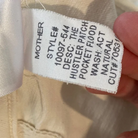 Mother Superior The Hustler Patch Pocket Flood Jeans Act Natural Size 30 - Picture 12 of 15